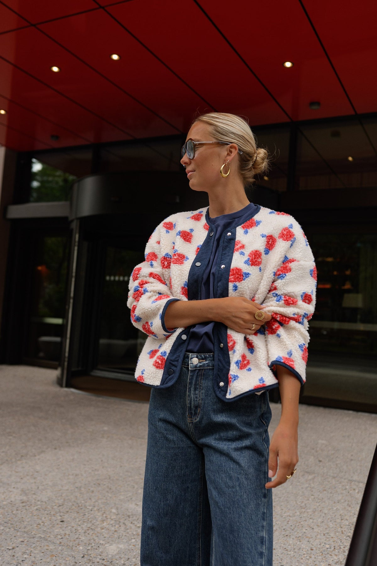 Chaqueta Lexi - cruda estampada