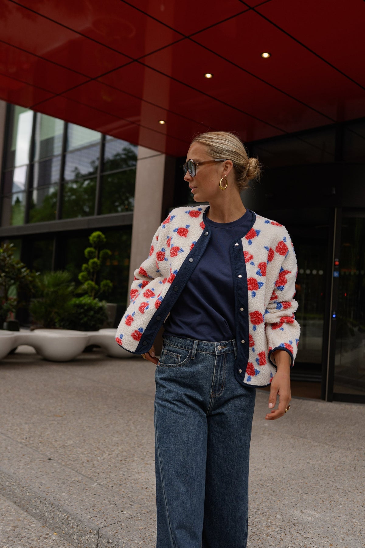 Chaqueta Lexi - cruda estampada