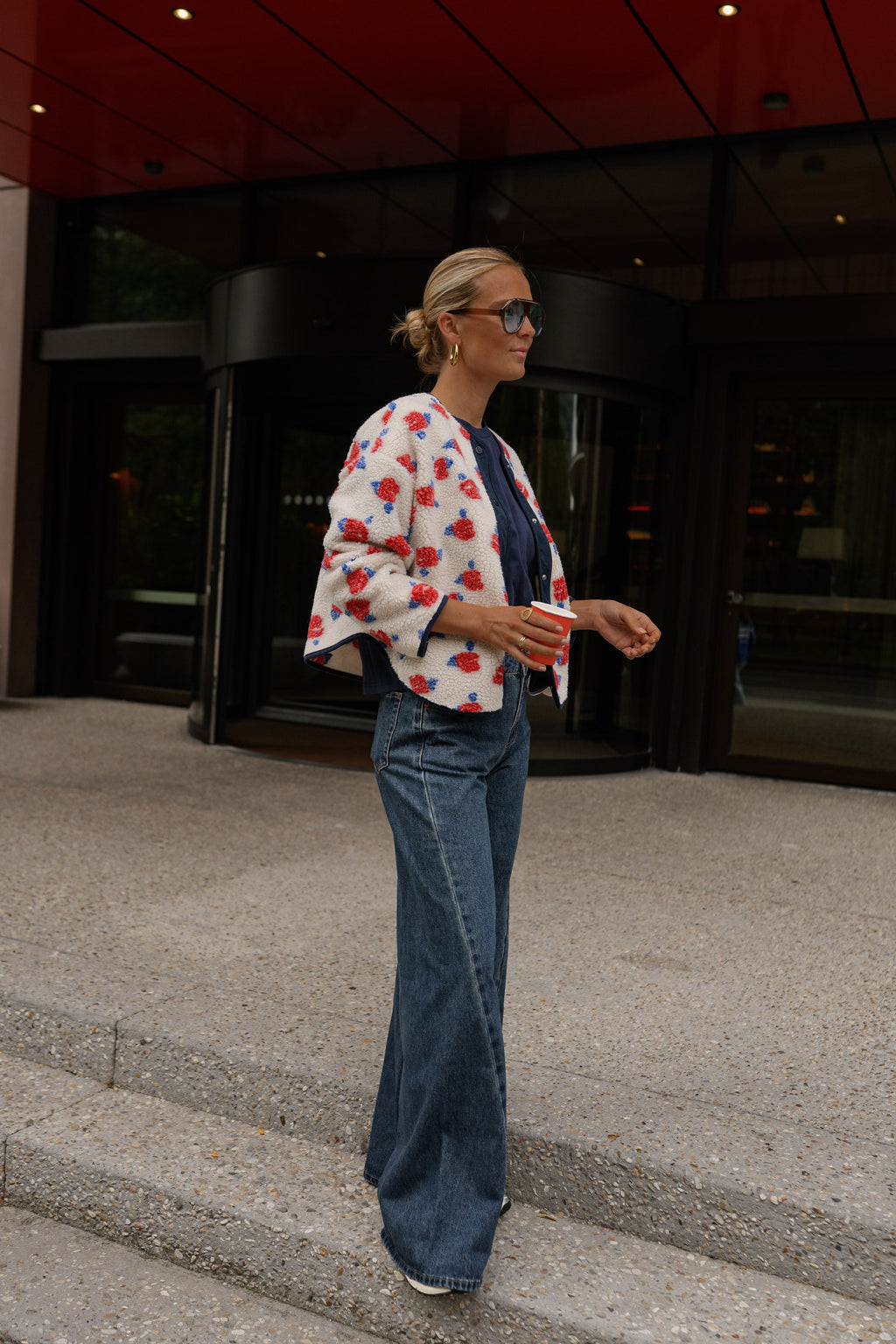 Chaqueta Lexi - cruda estampada