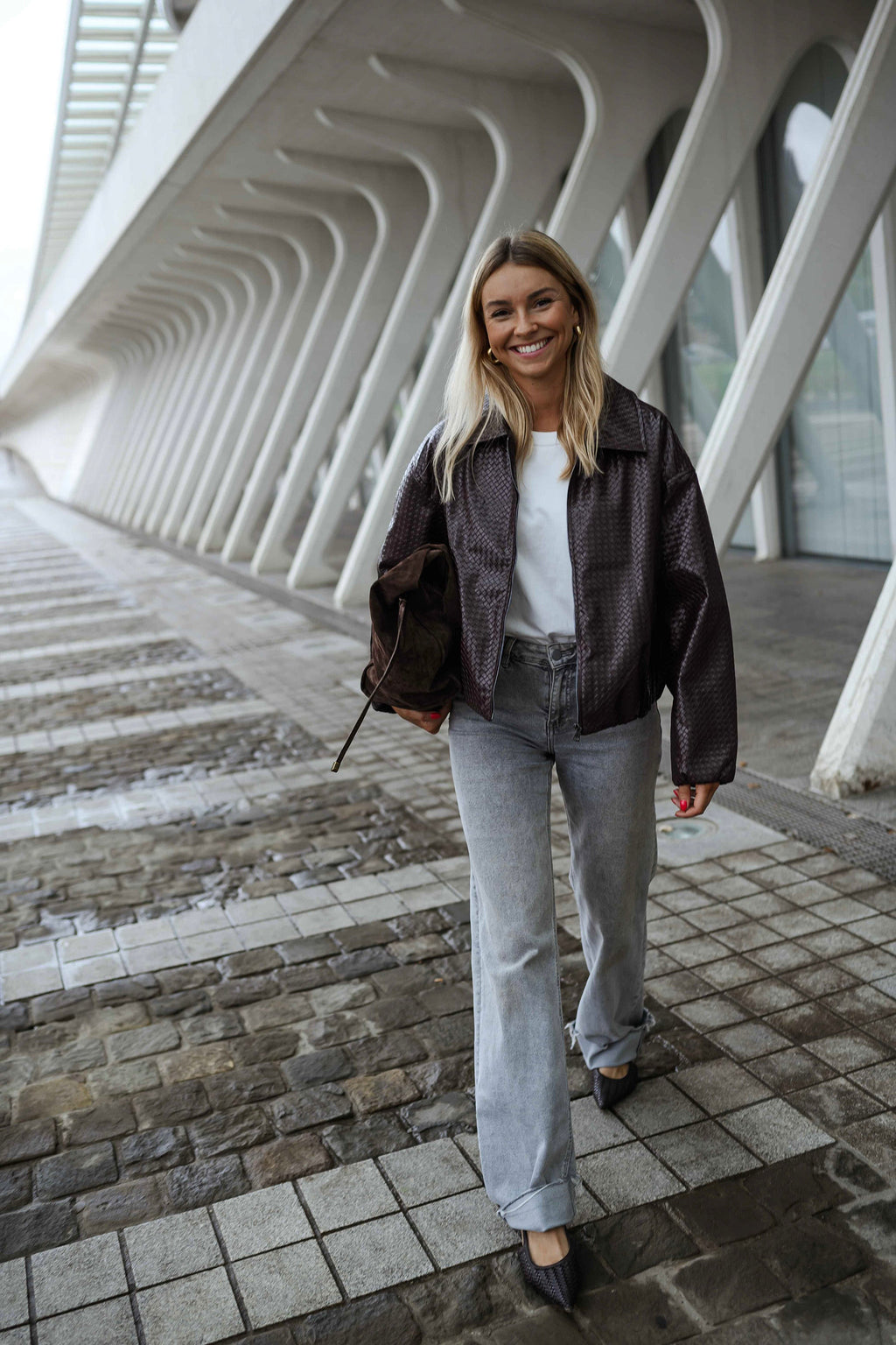 Chaqueta Omer - burdeos