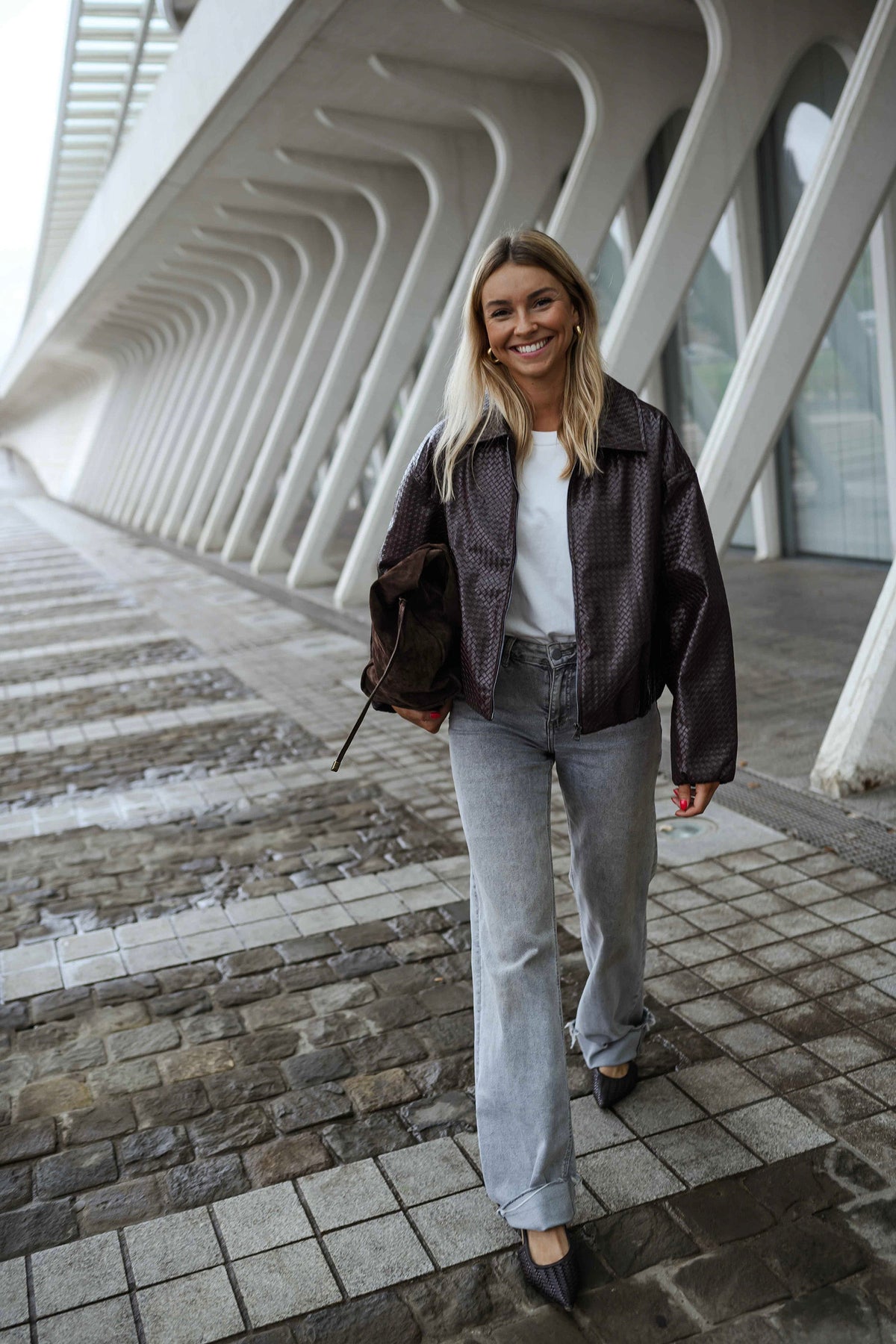 Chaqueta Omer - burdeos