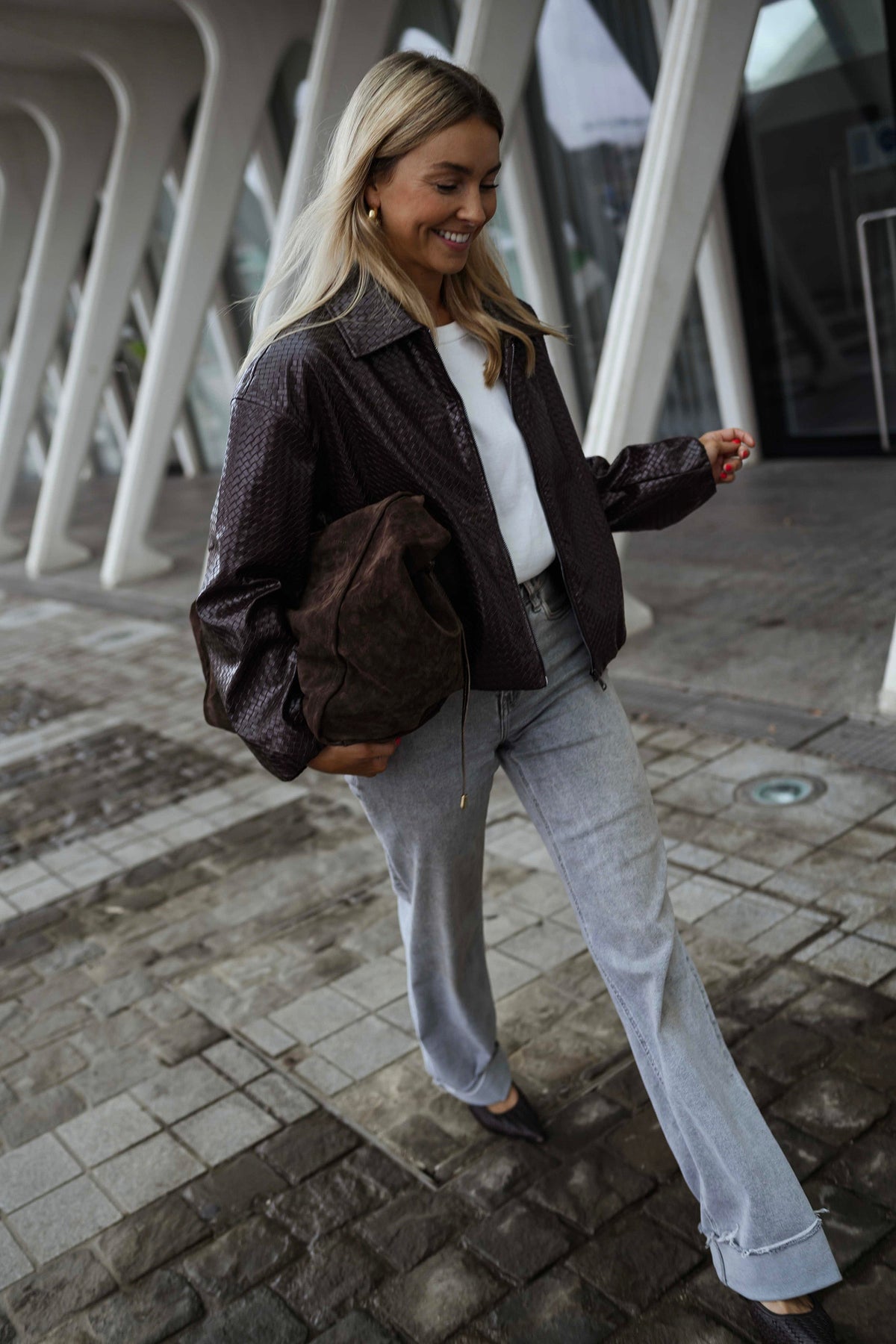 Chaqueta Omer - burdeos