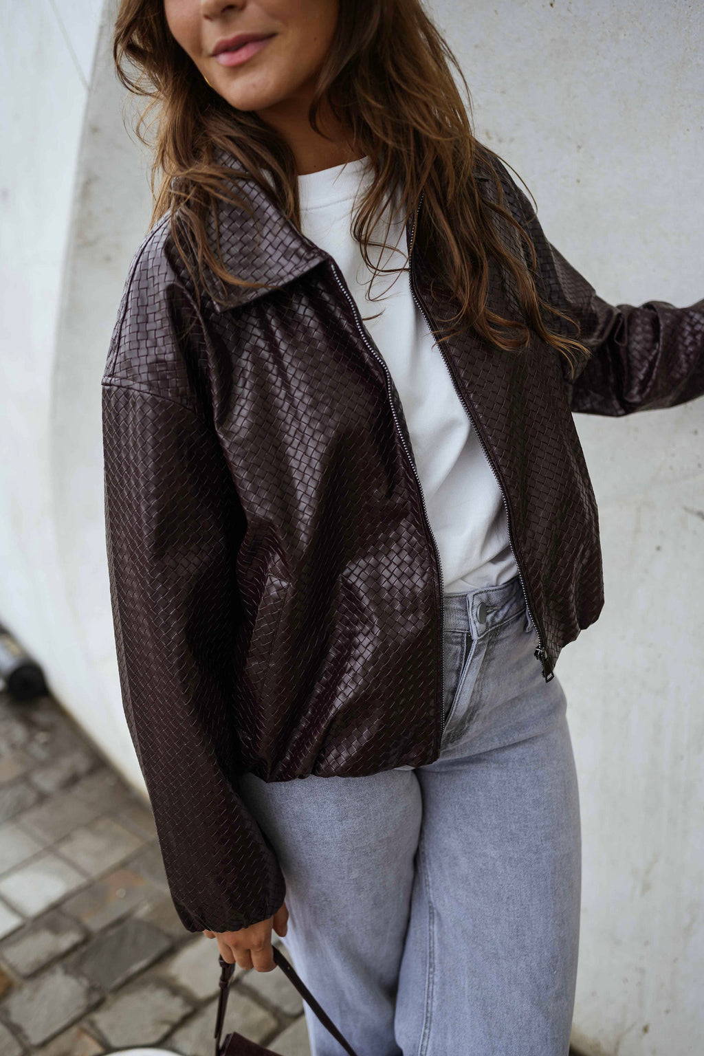 Chaqueta Omer - burdeos
