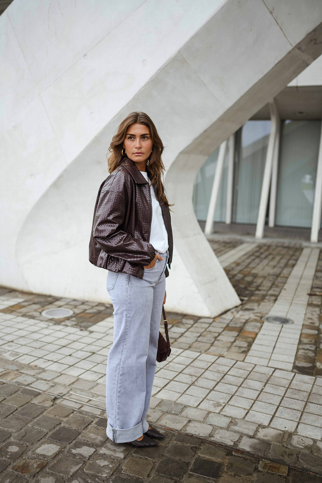 Chaqueta Omer - burdeos