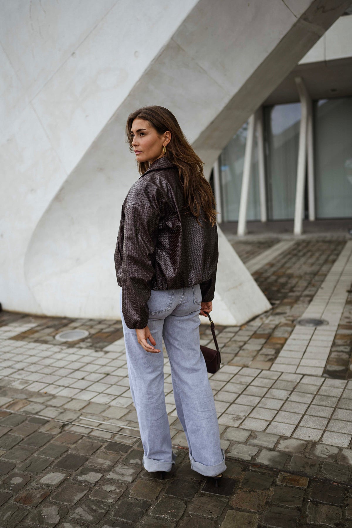 Chaqueta Omer - burdeos