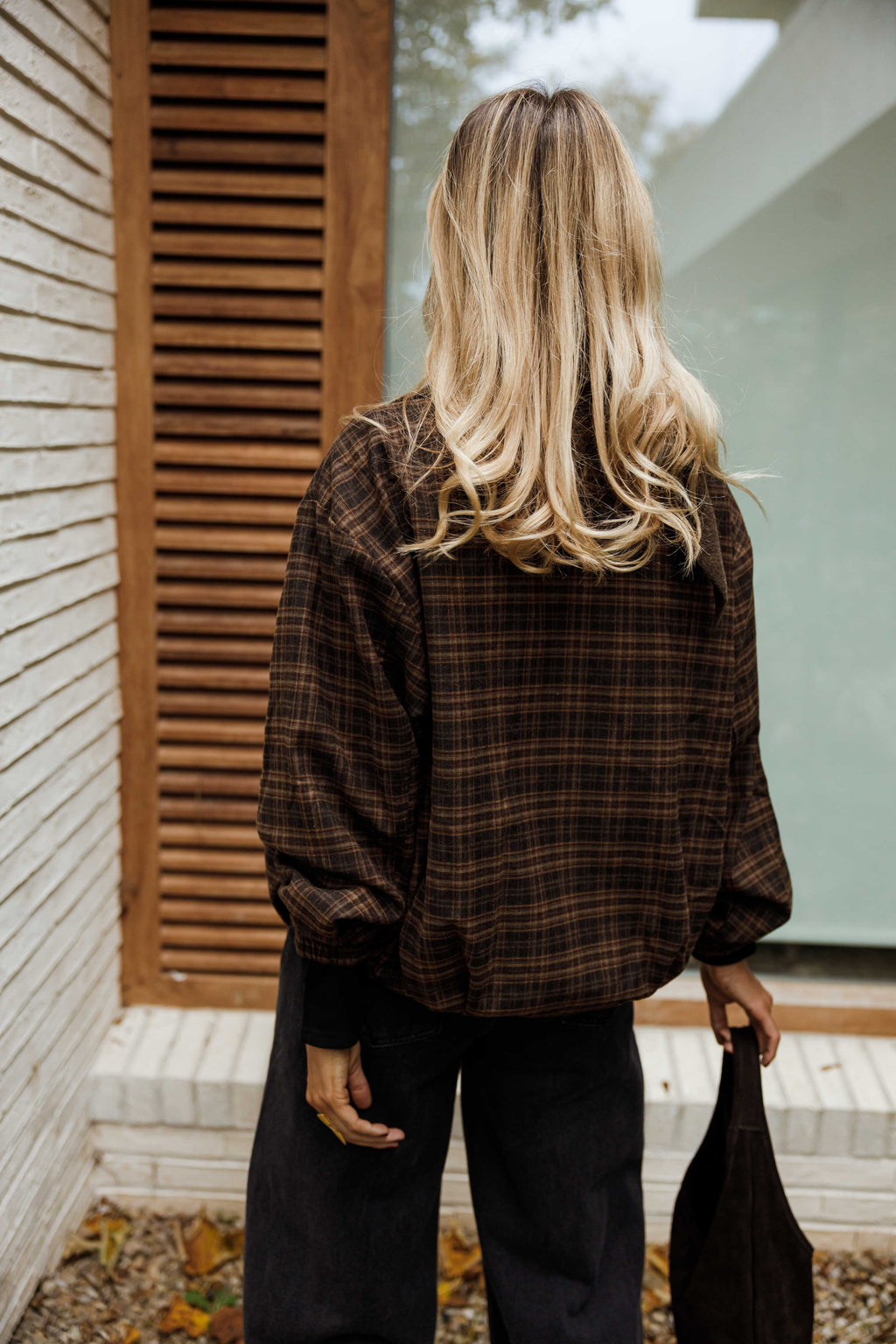 Chaqueta Philipa - cuadros marrones