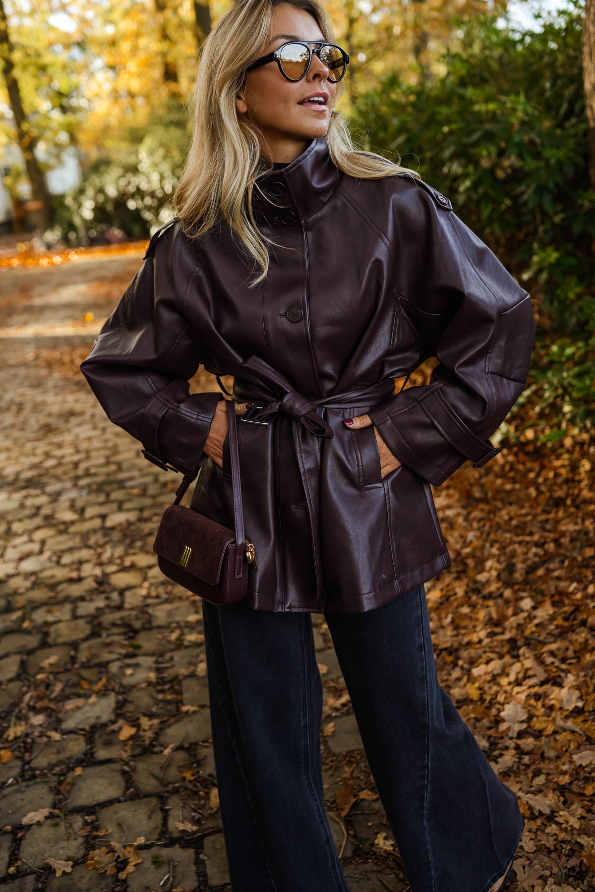 Chaqueta Rachelle - burdeos