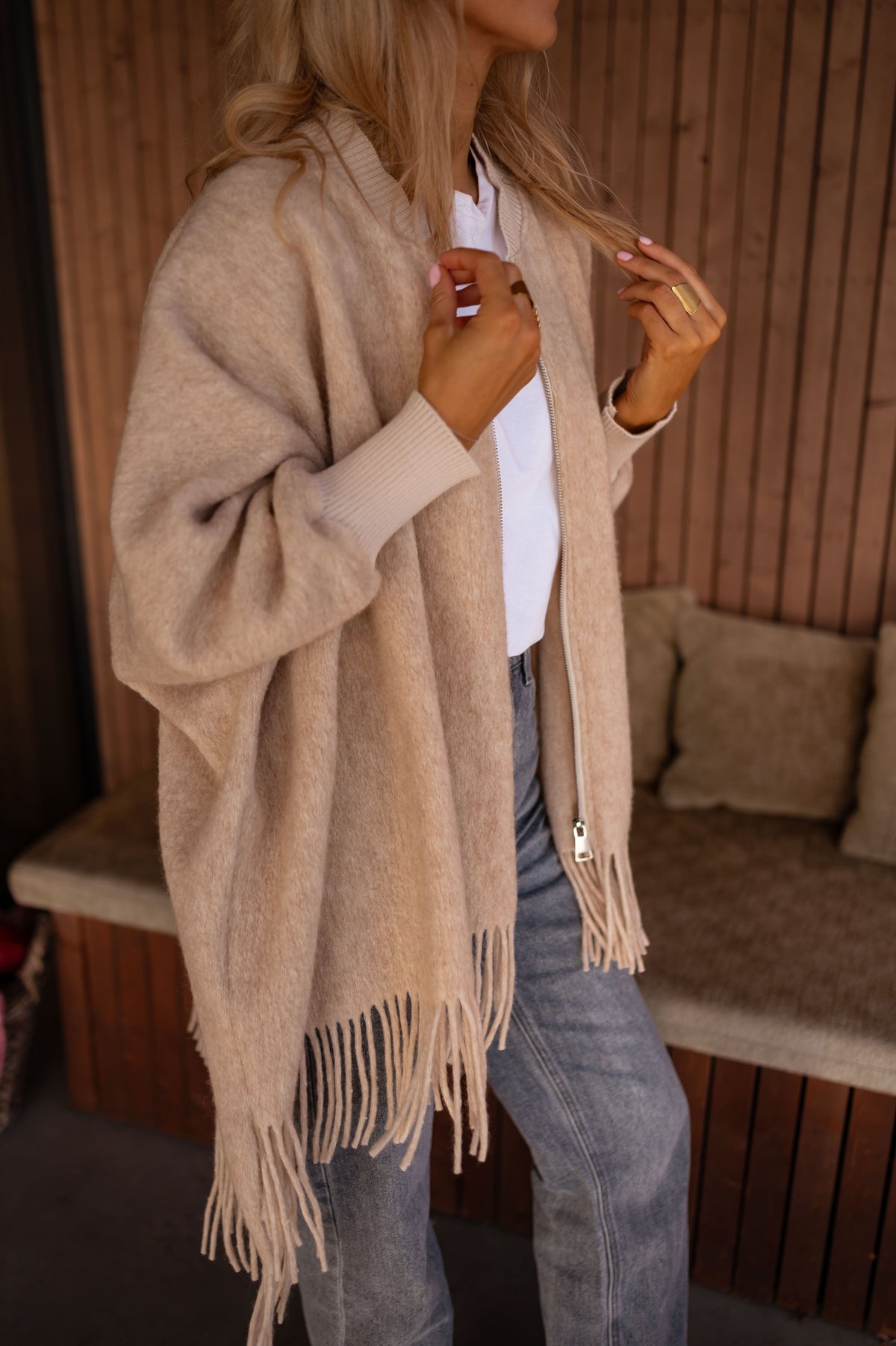 Chaqueta Binta - beige