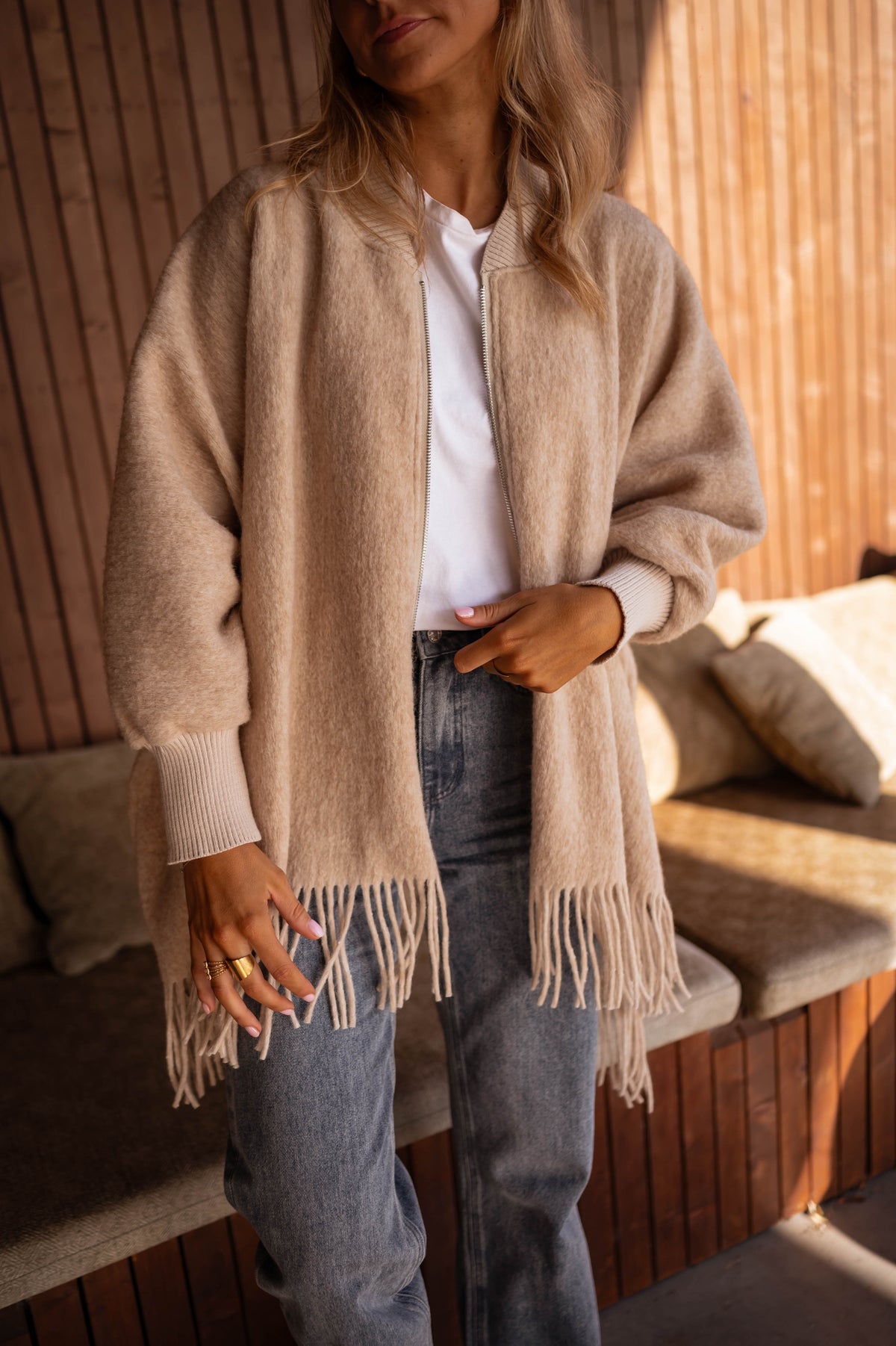 Chaqueta Binta - beige
