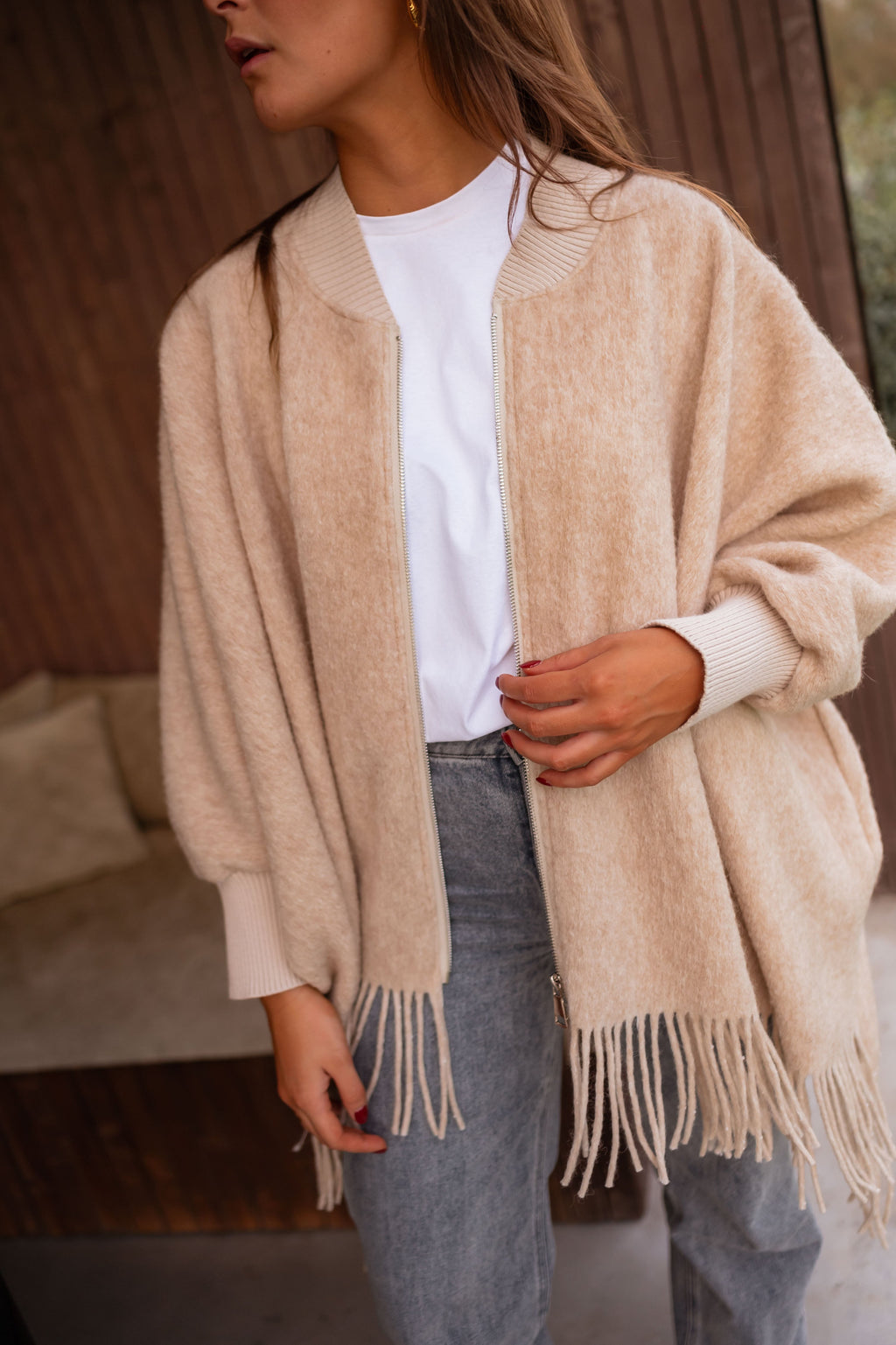 Chaqueta Binta - beige