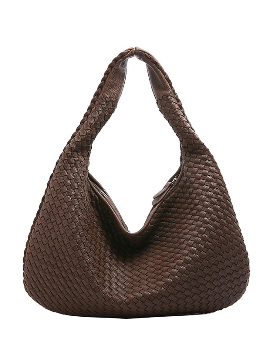Bolso trenzado de piel sintética