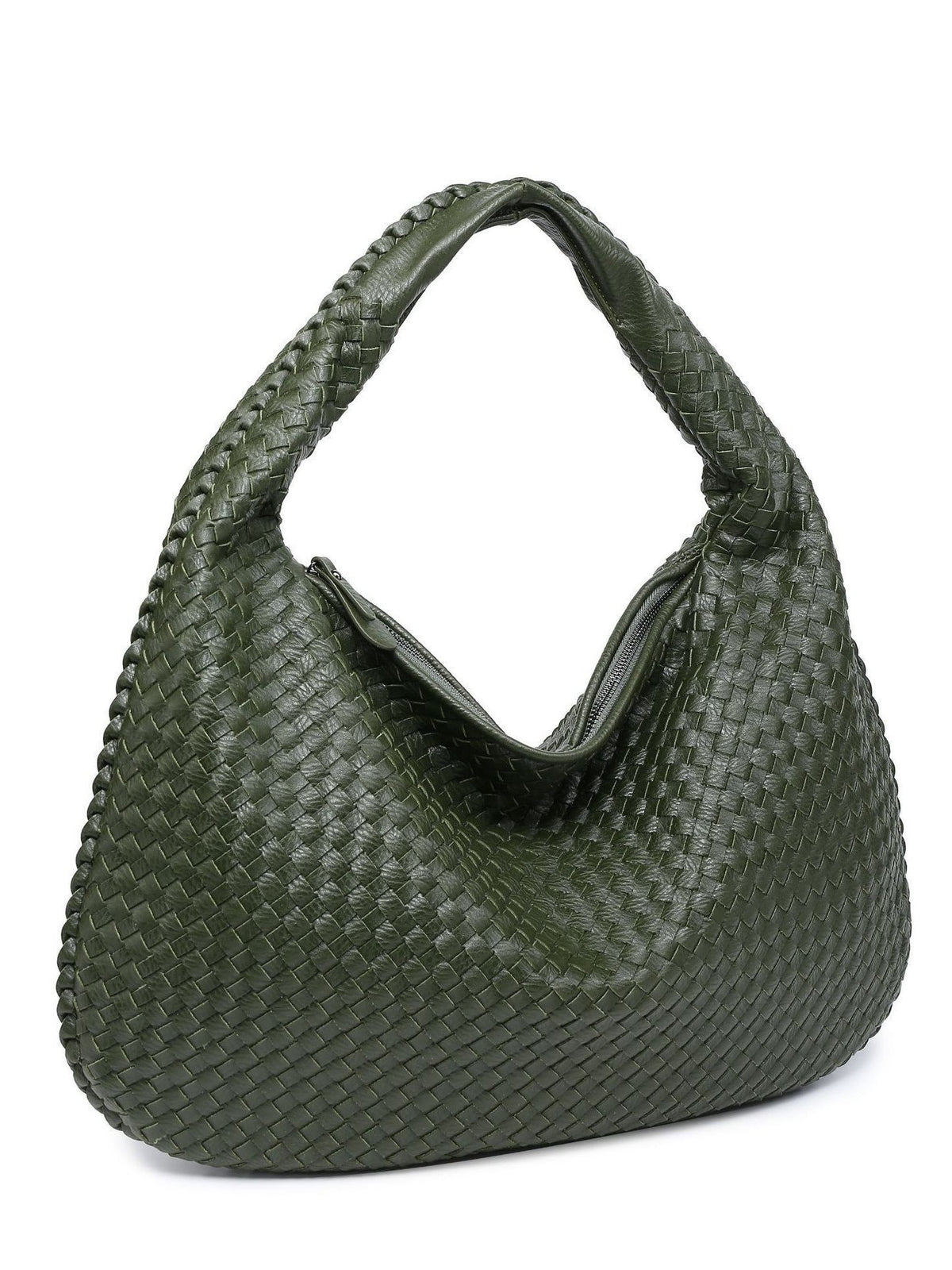 Bolso trenzado de piel sintética