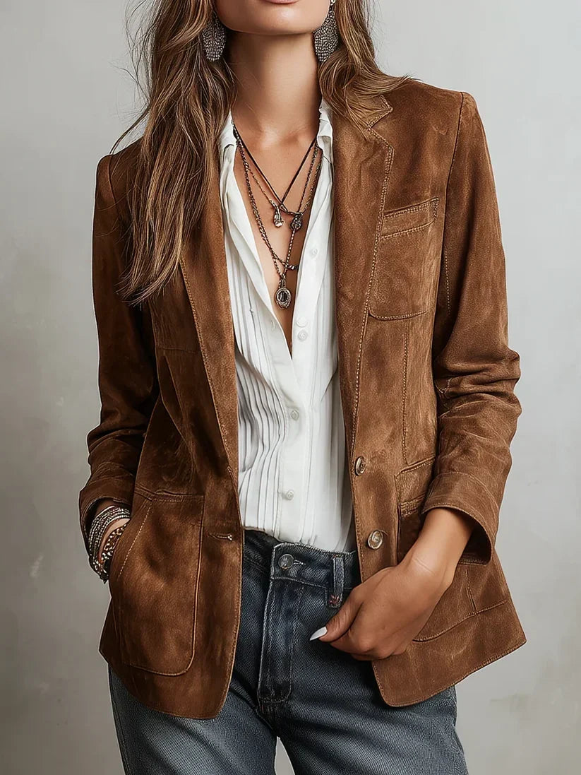 Blazer vintage marrón Cristina