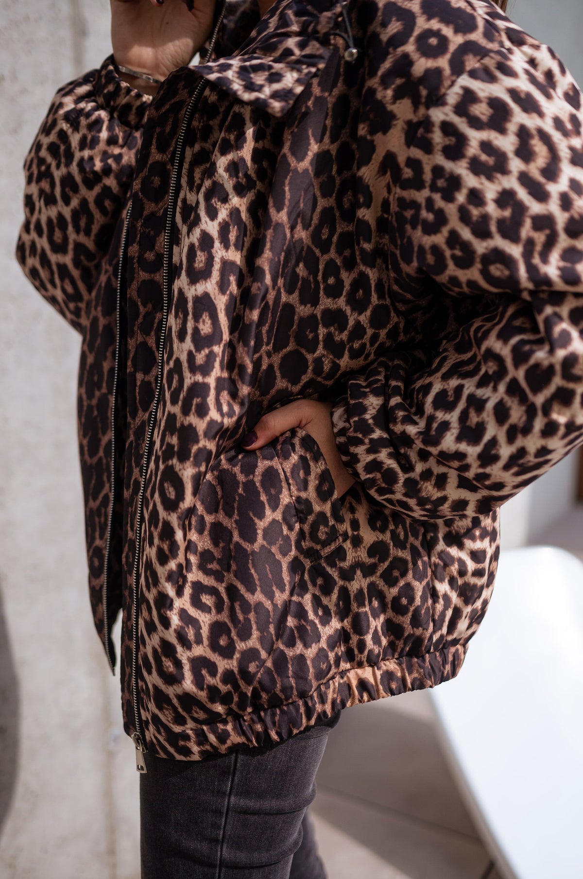 Anorak Dorka - leopardo