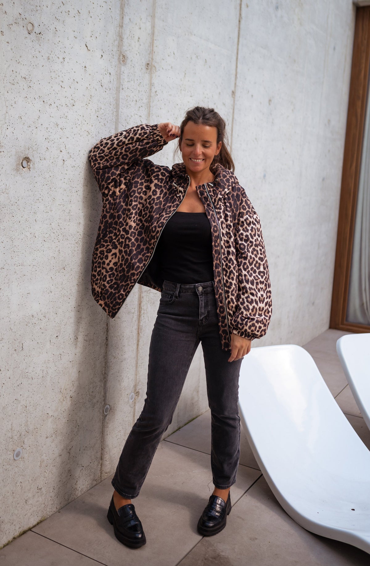 Anorak Dorka - leopardo