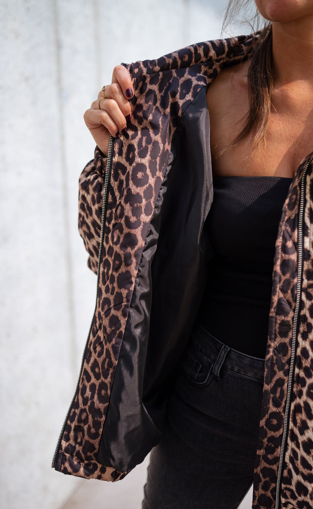 Anorak Dorka - leopardo