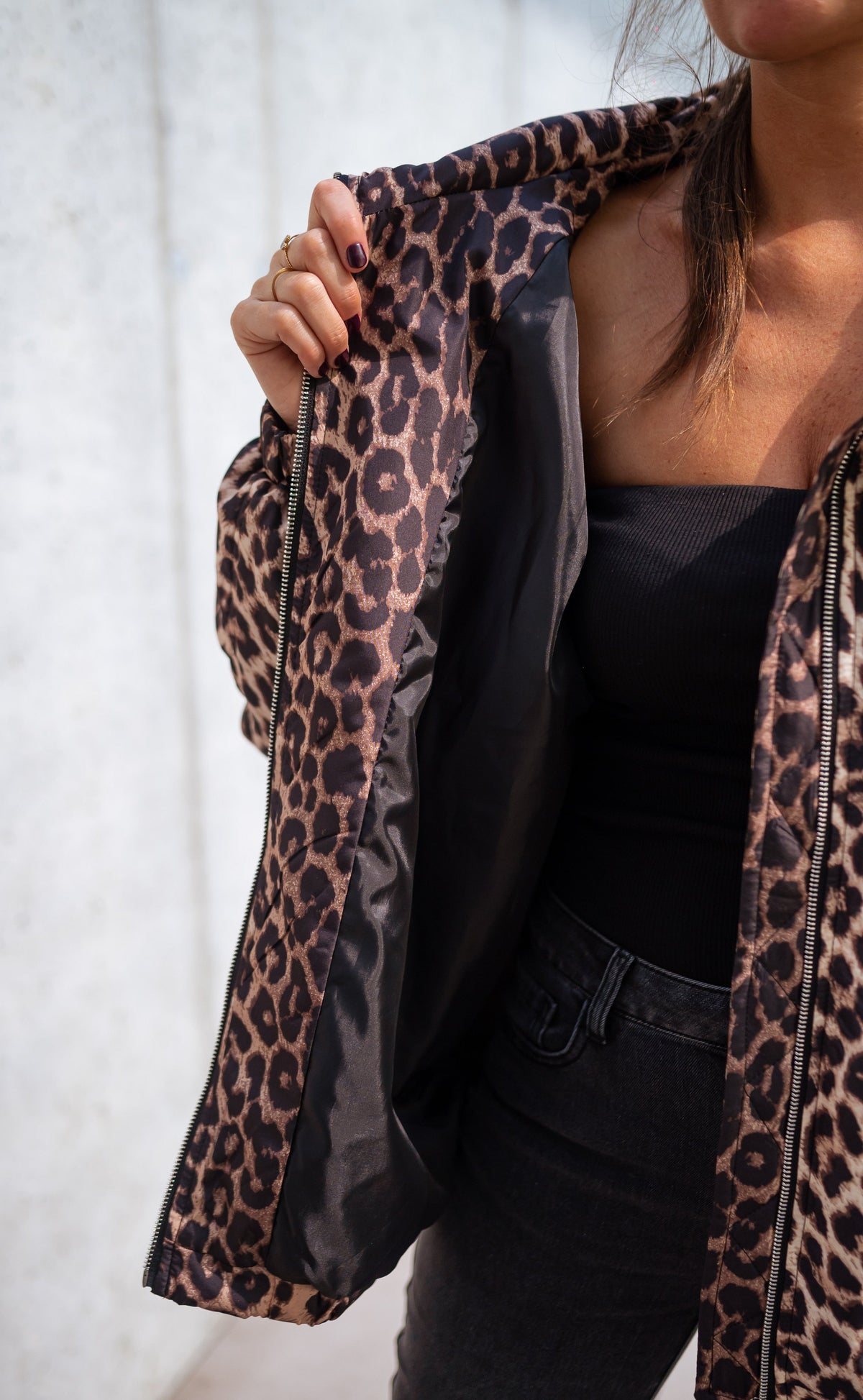 Anorak Dorka - leopardo