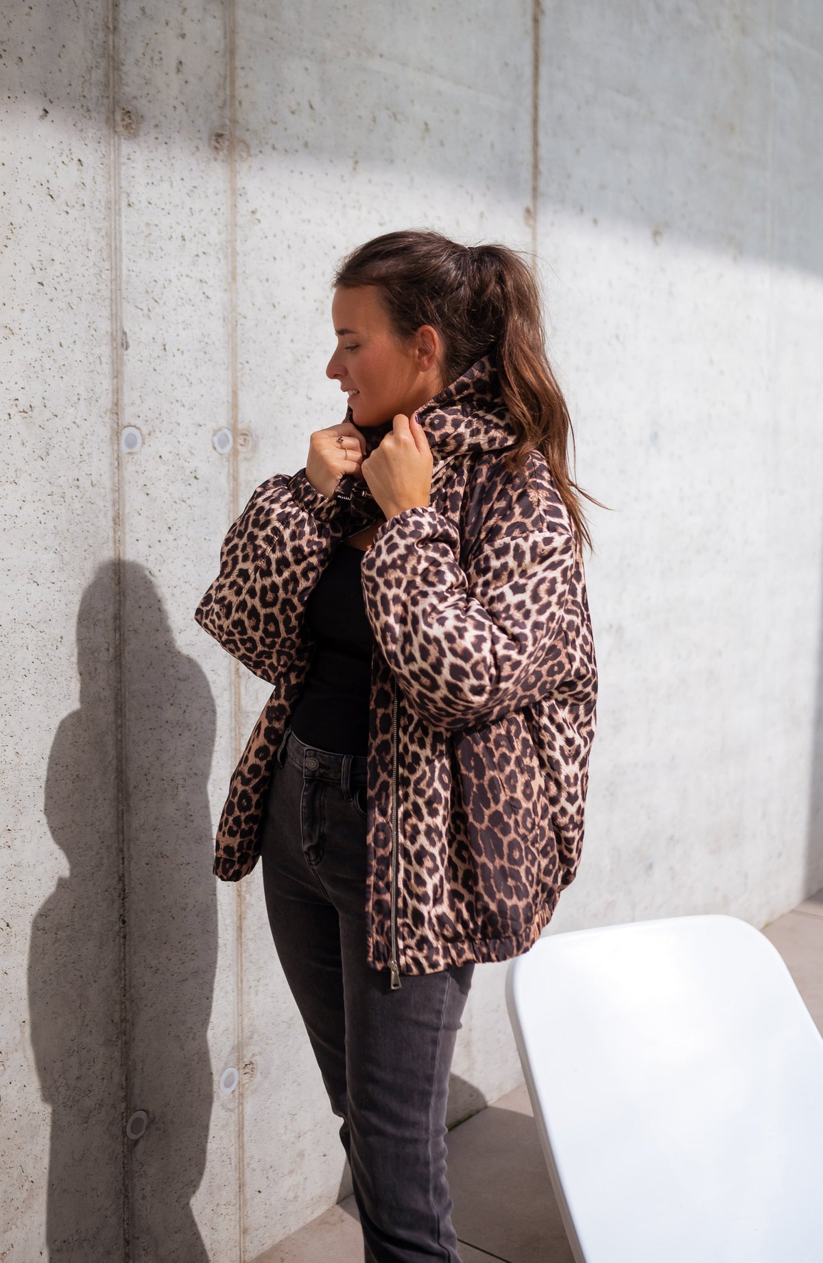 Anorak Dorka - leopardo
