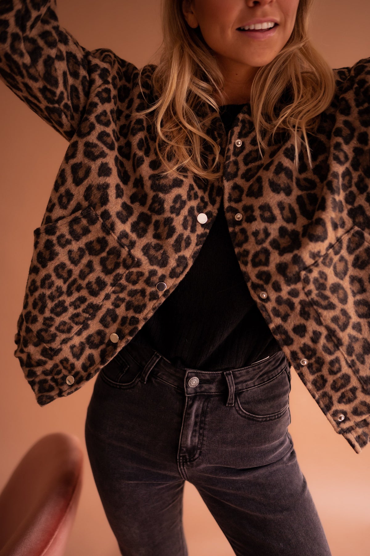 Bomber Cleo - leopardo