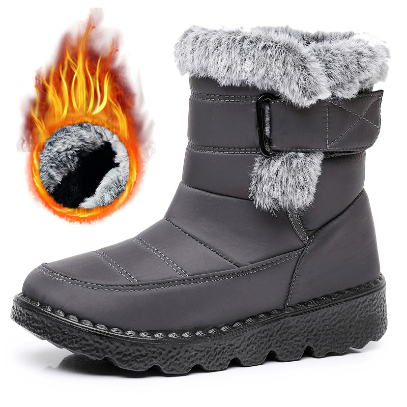 Botas de nieve acolchadas impermeables