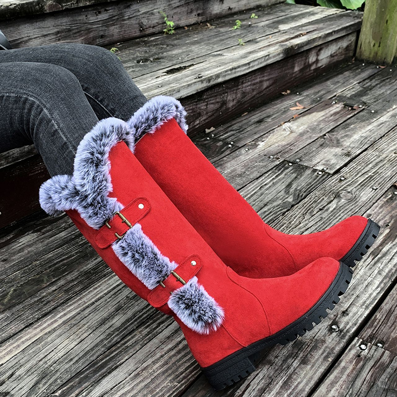 Botas de nieve altas de invierno