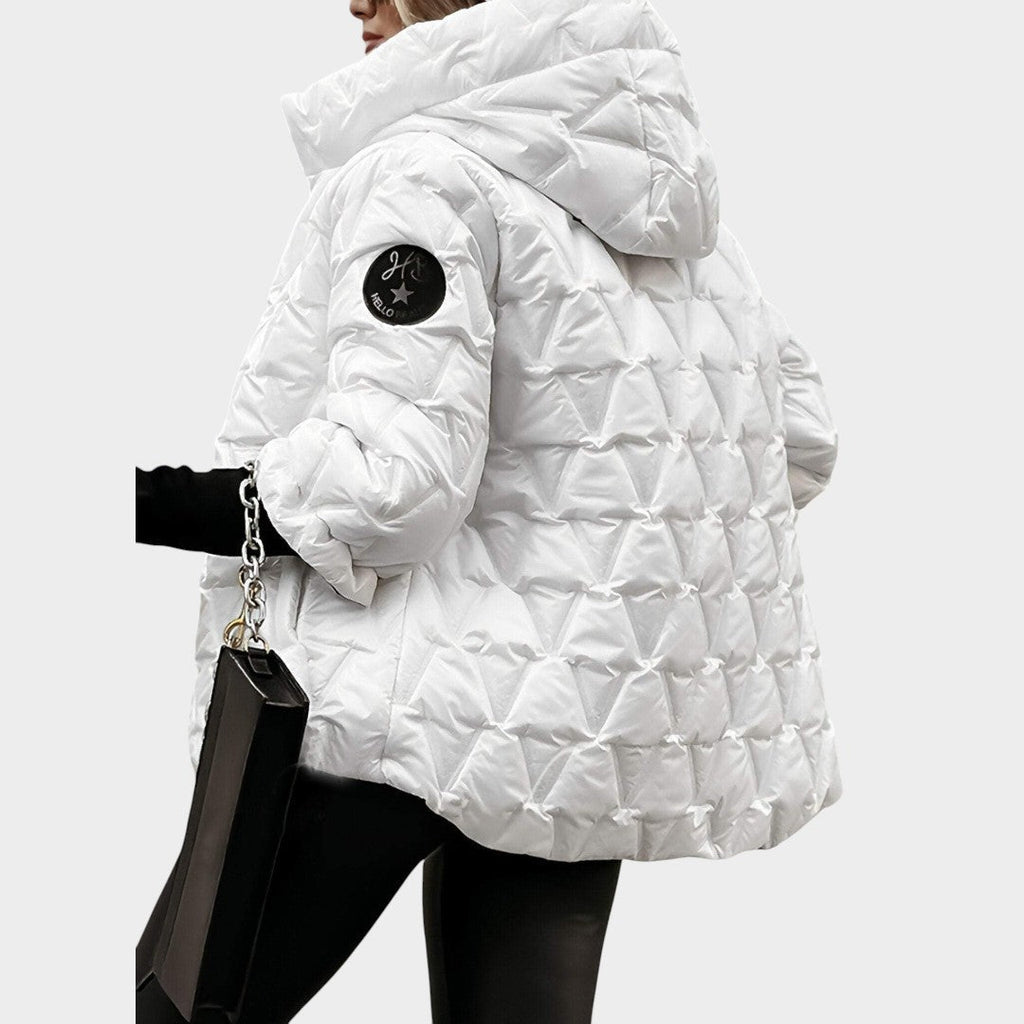 Christina™ | Chaqueta con capucha estilo patchwork