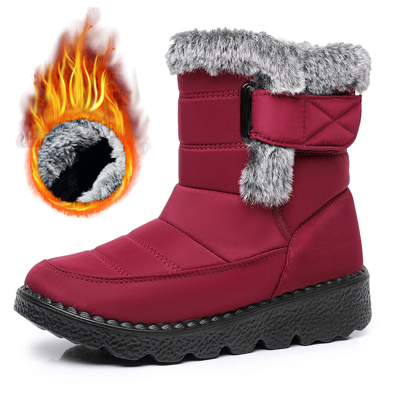 Botas de nieve acolchadas impermeables