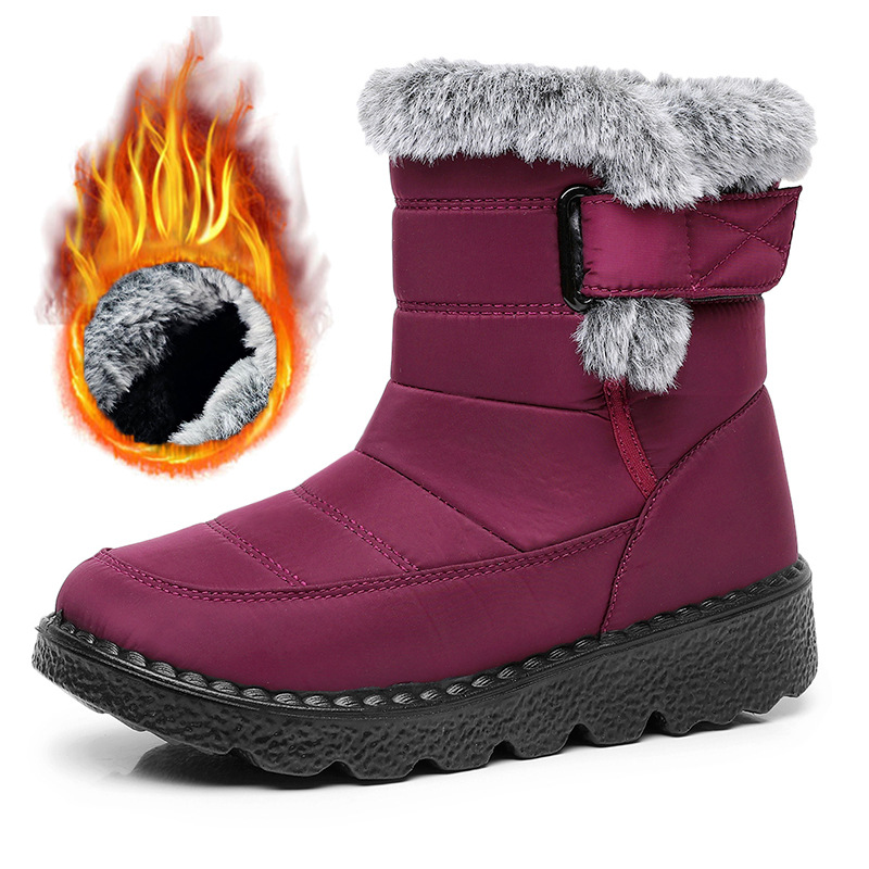 Botas de nieve acolchadas impermeables