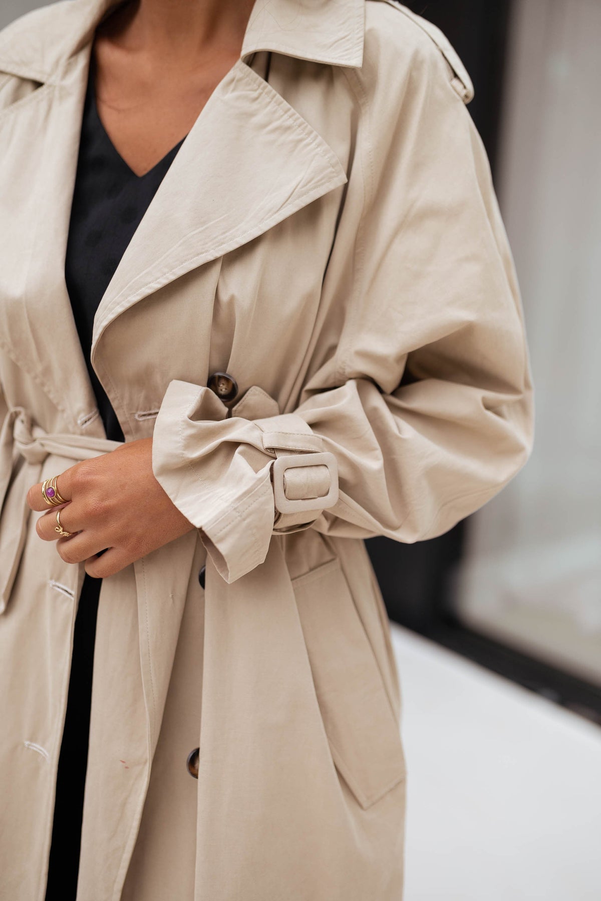 Gabardina Jude - beige