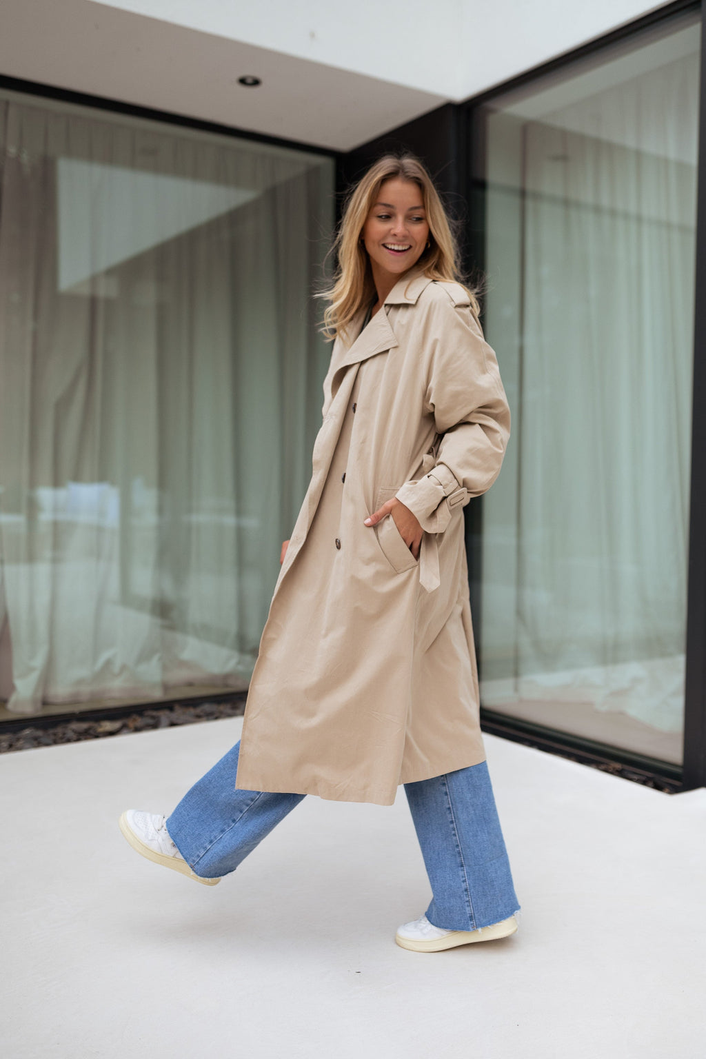 Gabardina Jude - beige