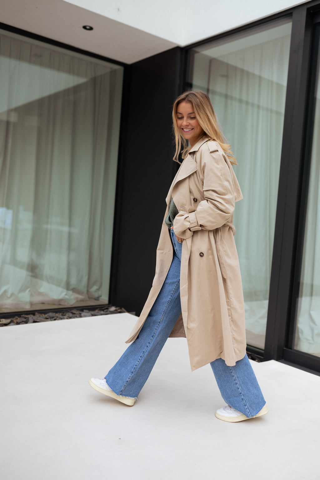 Gabardina Jude - beige