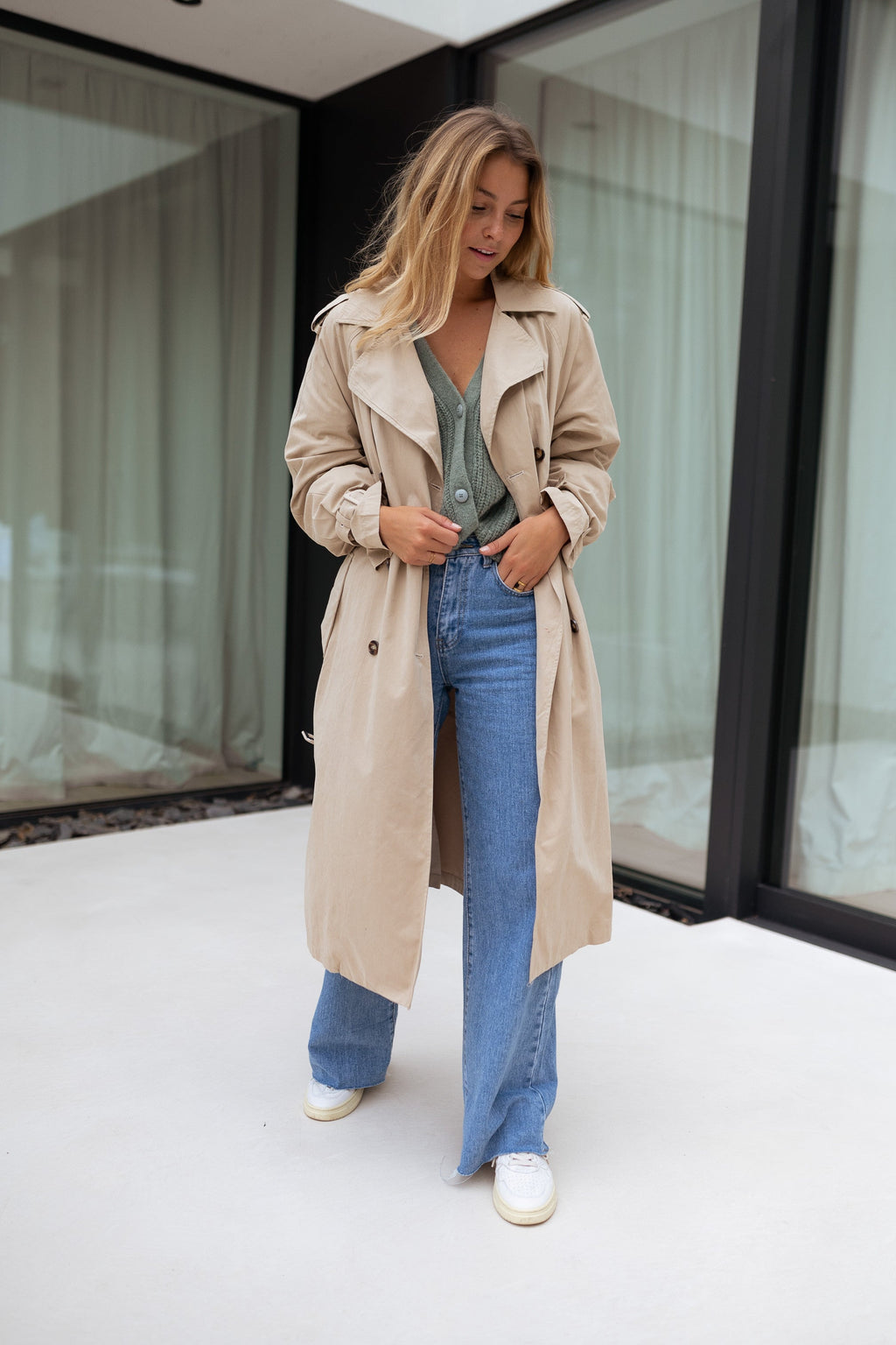 Gabardina Jude - beige