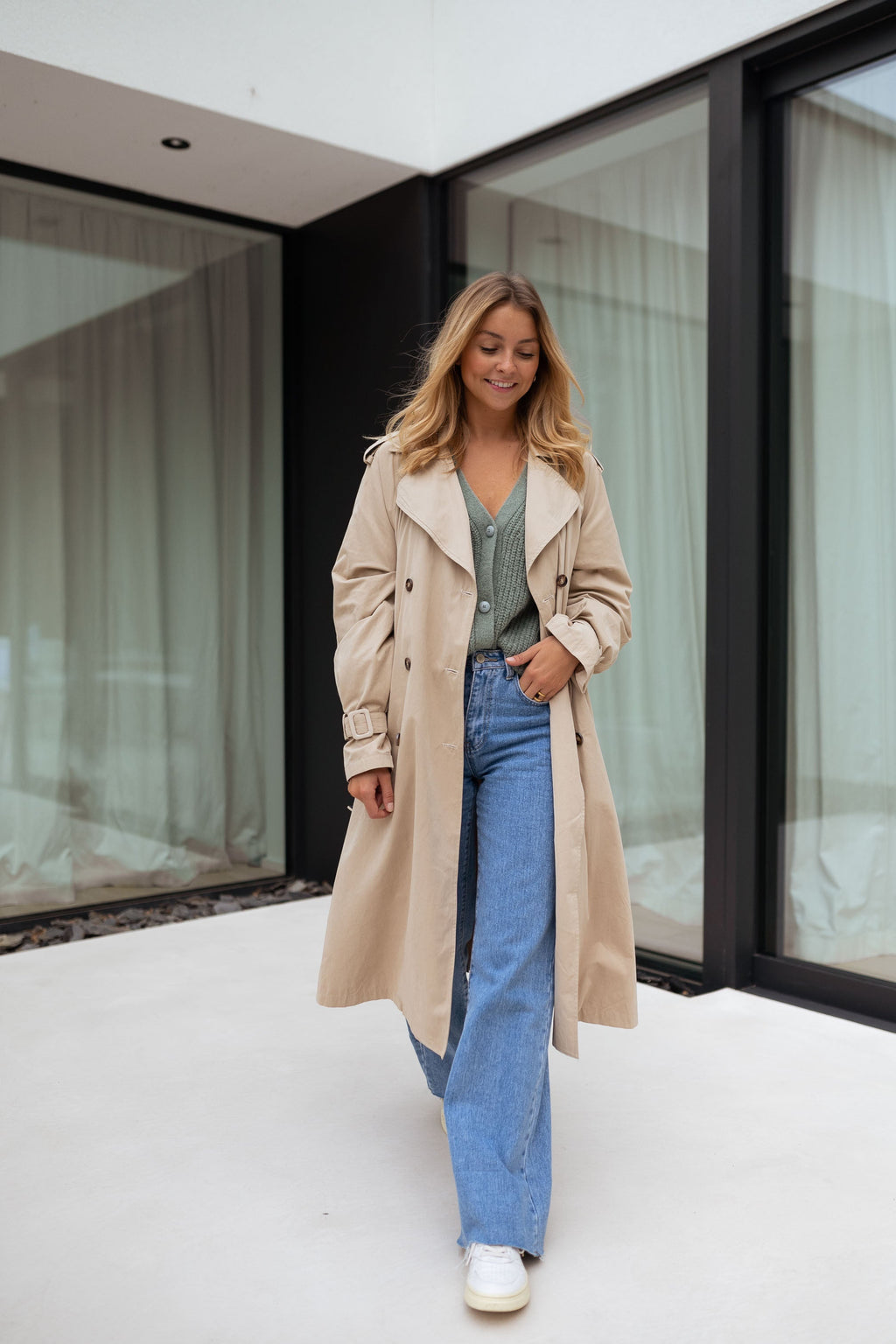 Gabardina Jude - beige