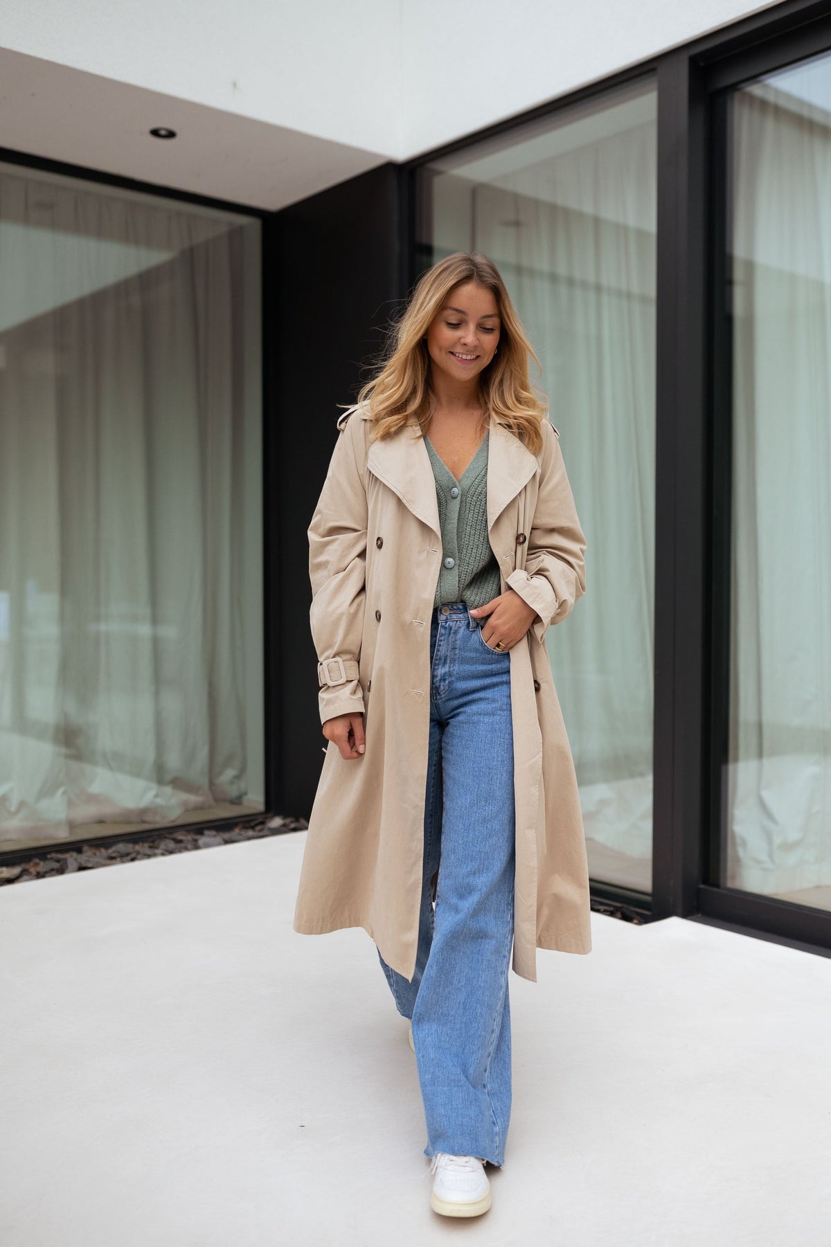Gabardina Jude - beige