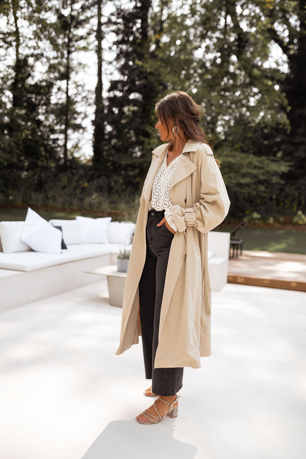 Gabardina Jude - beige