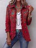 Chaqueta cachemira con volantes Natividad