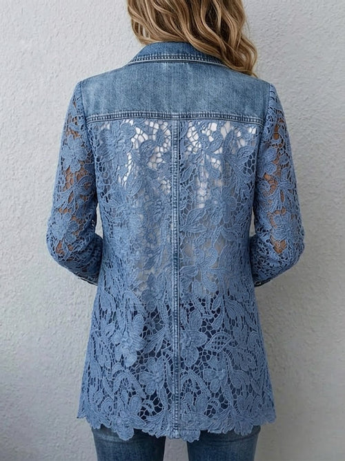 Americana con encaje floral Julia