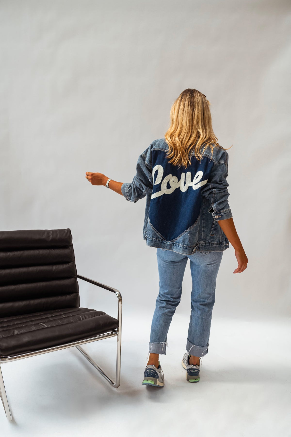 Chaqueta vaquera Helmi - azul