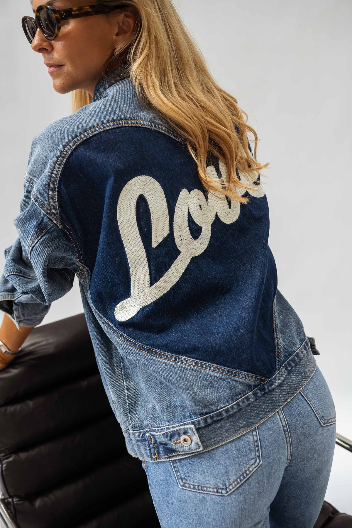 Chaqueta vaquera Helmi - azul