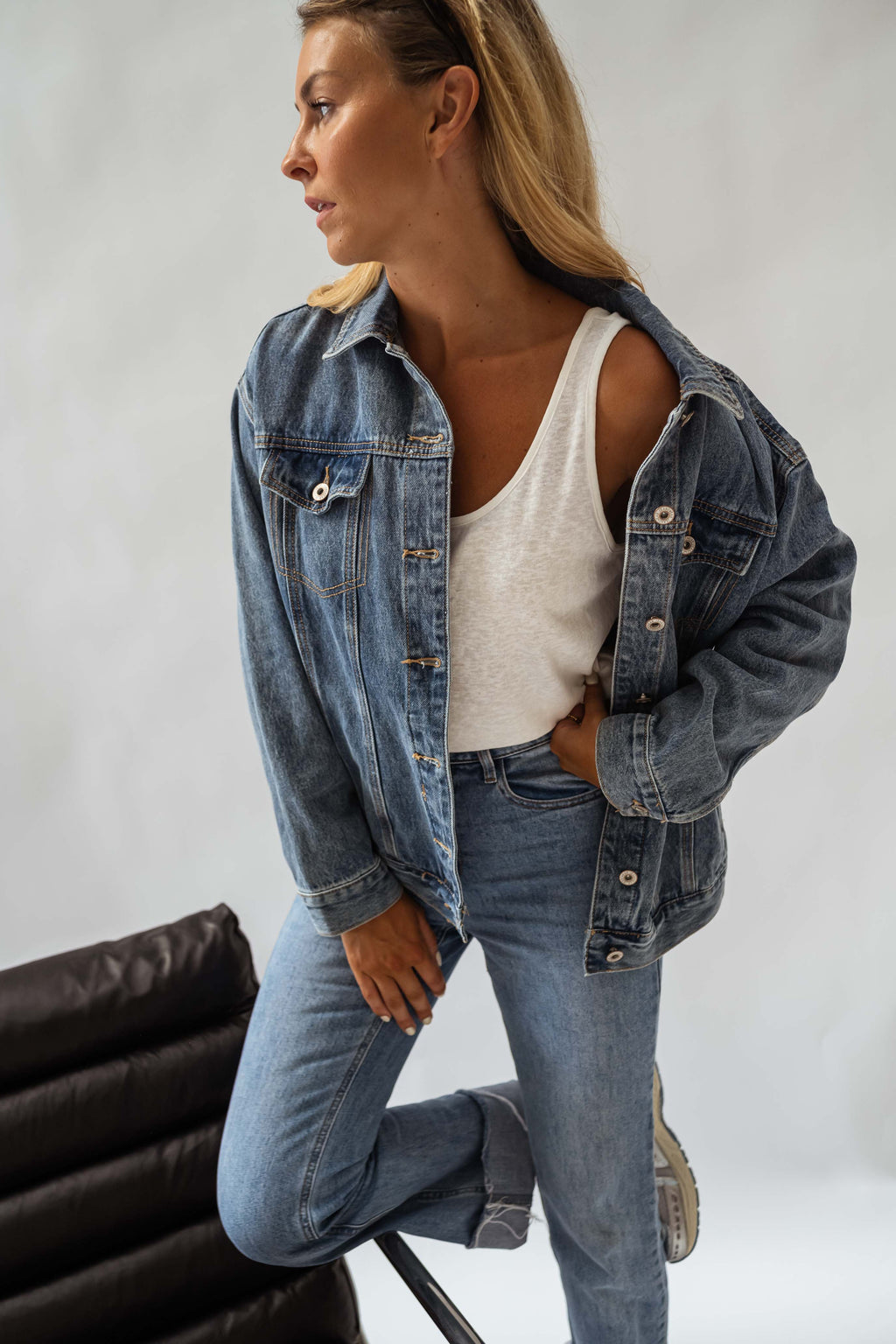 Chaqueta vaquera Helmi - azul