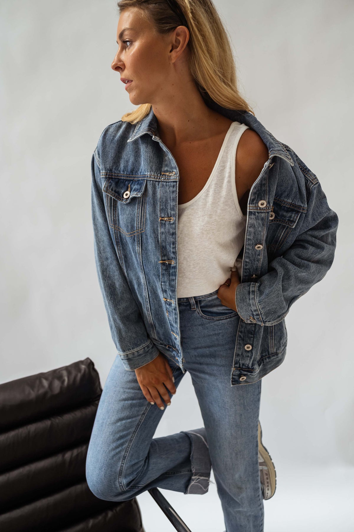 Chaqueta vaquera Helmi - azul