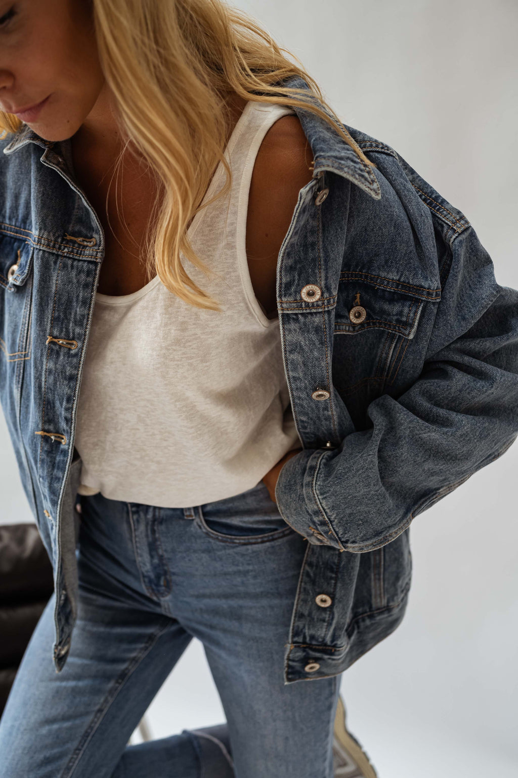 Chaqueta vaquera Helmi - azul