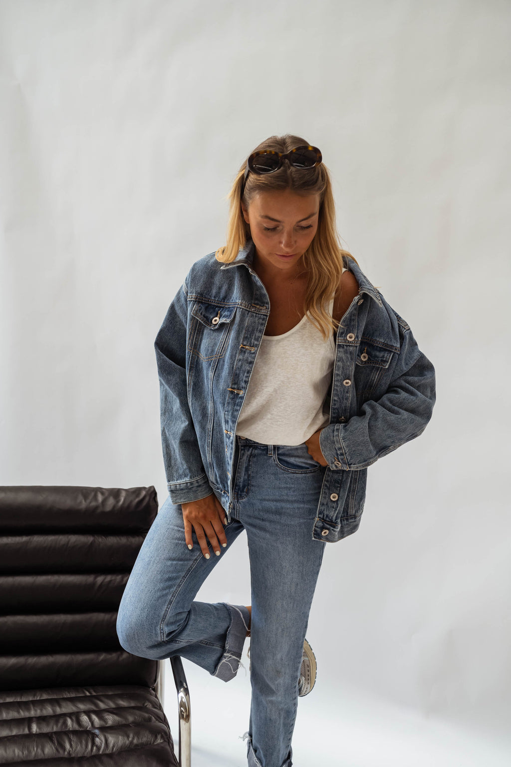 Chaqueta vaquera Helmi - azul