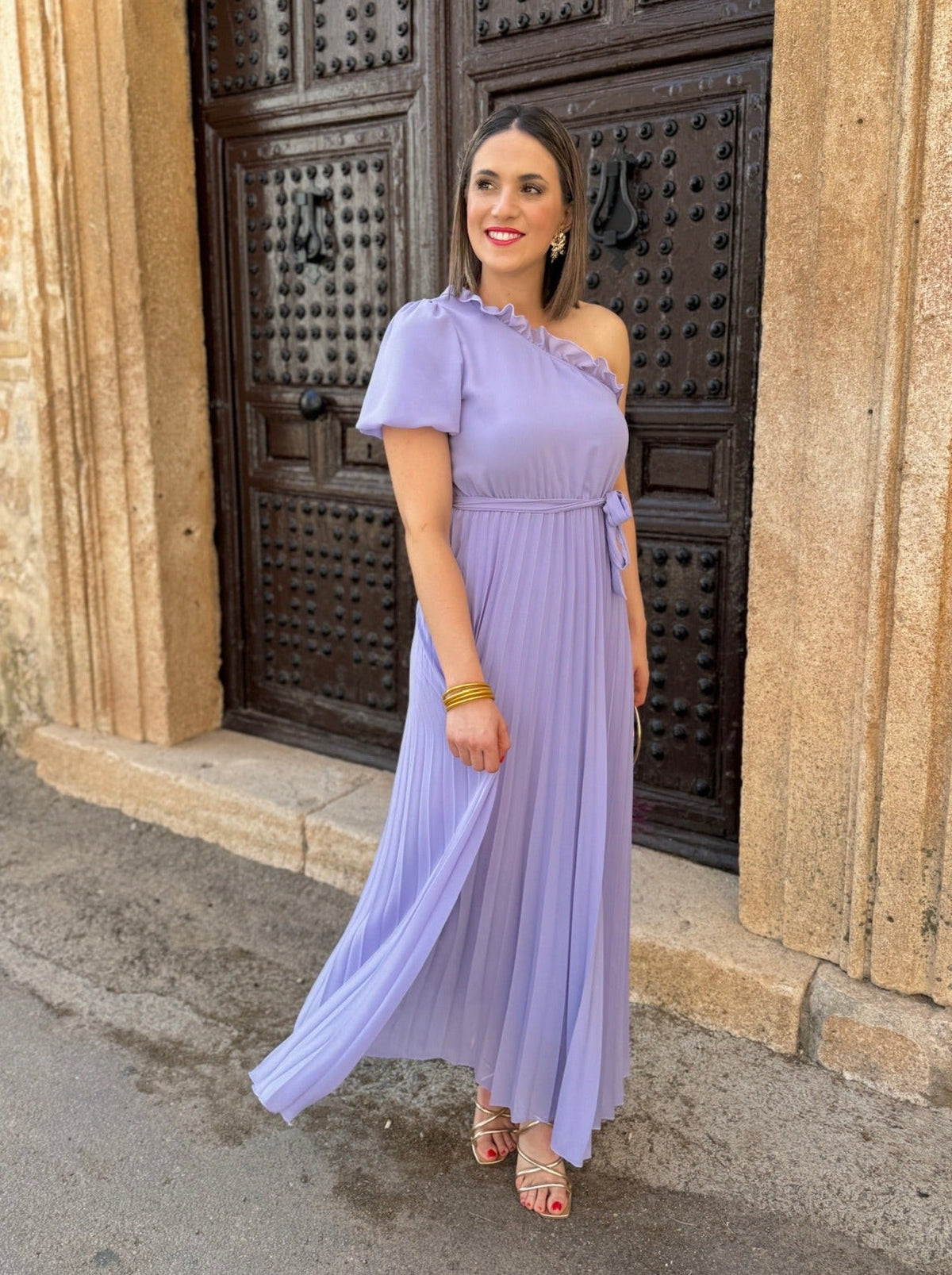 Vestido asimétrico lila | Venecia