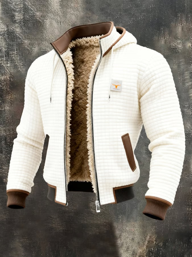 Oscar - Chaqueta gofre con capucha