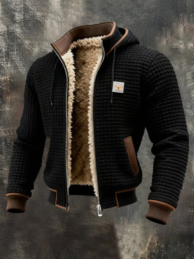 Oscar - Chaqueta gofre con capucha