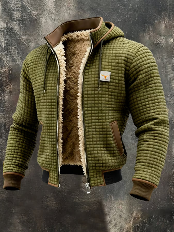Oscar - Chaqueta gofre con capucha